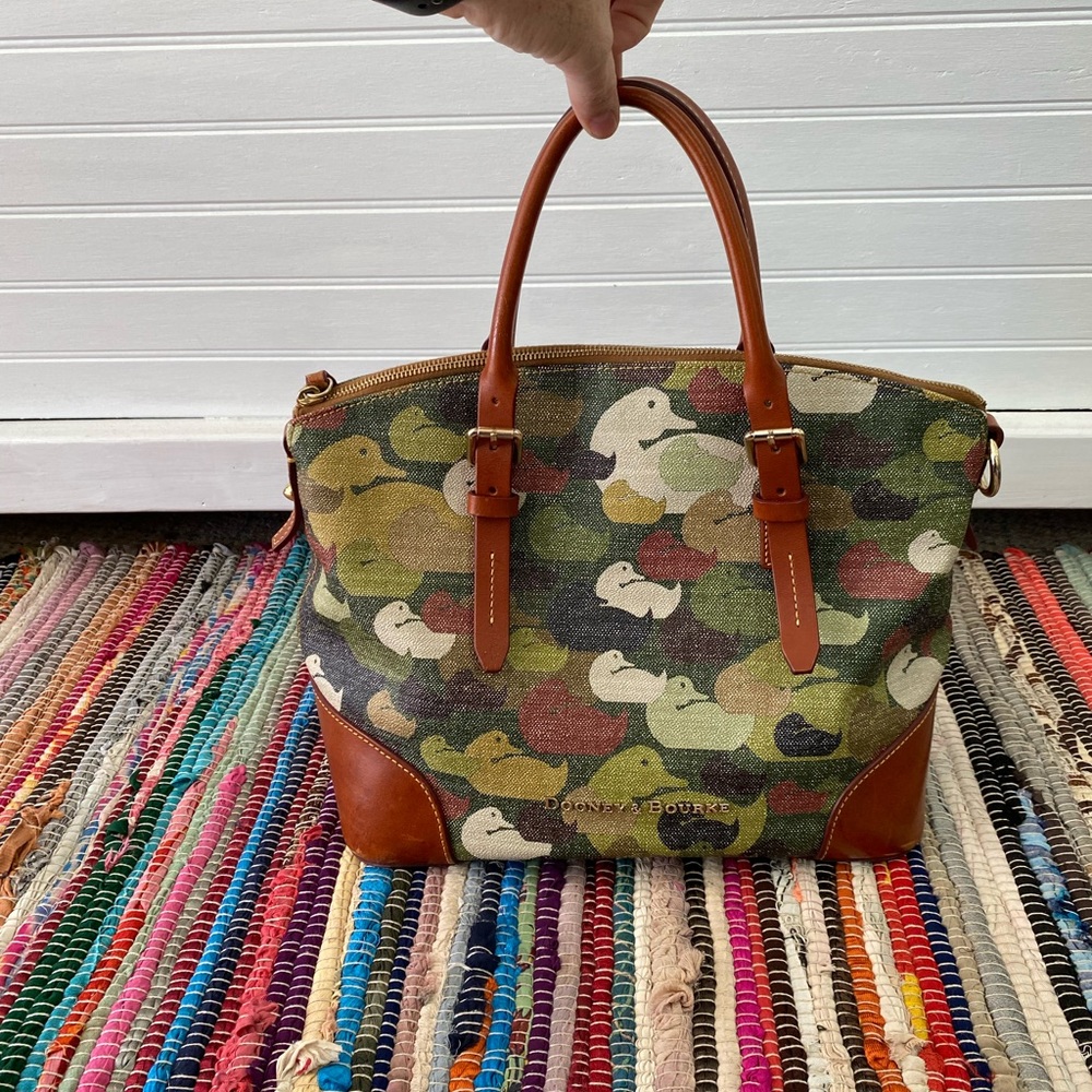 Dooney and Bourke Duck Dynasty Domed Satchel Purse